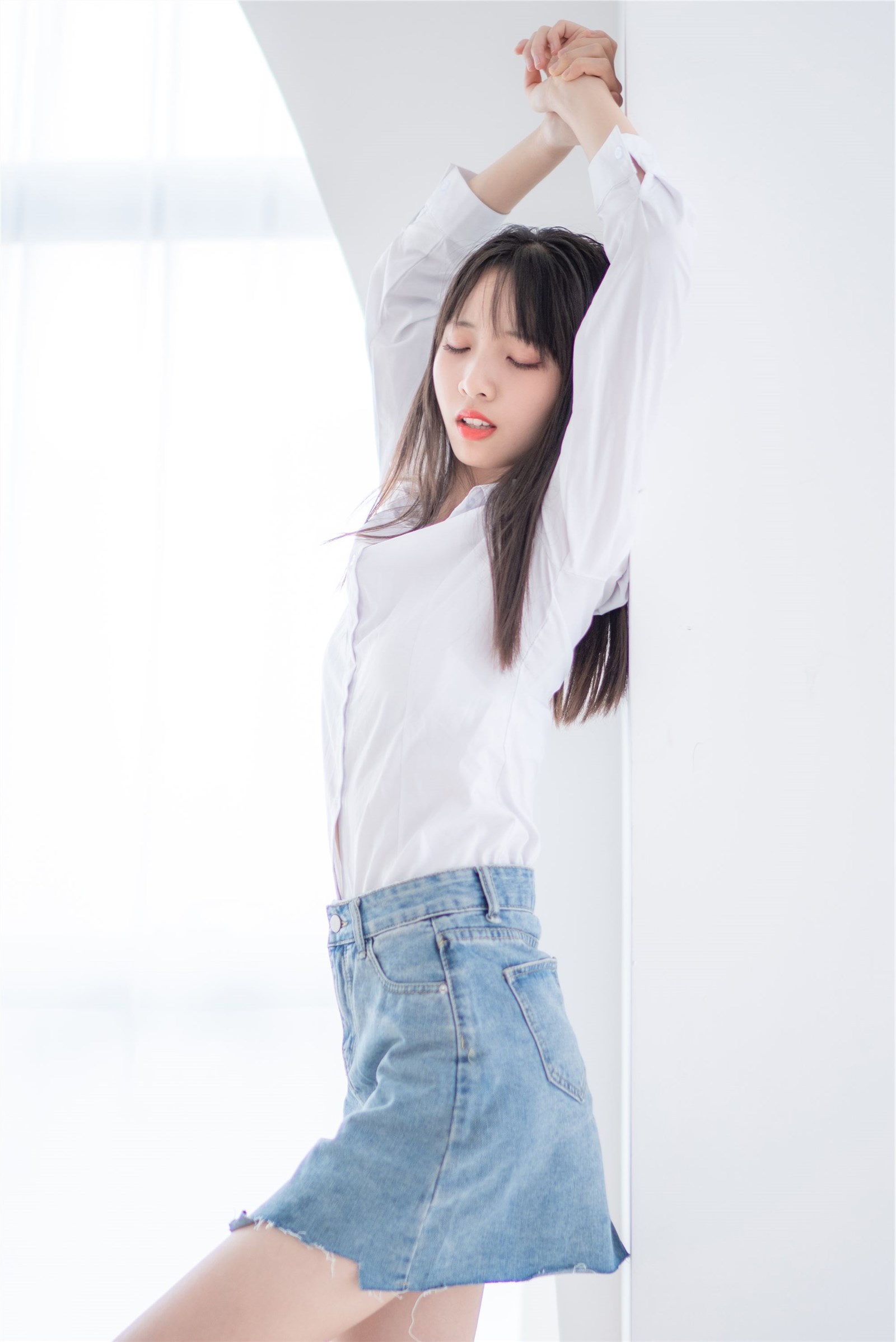 Watermelon Girl - NO.23 Shirt-jean skirt(26)